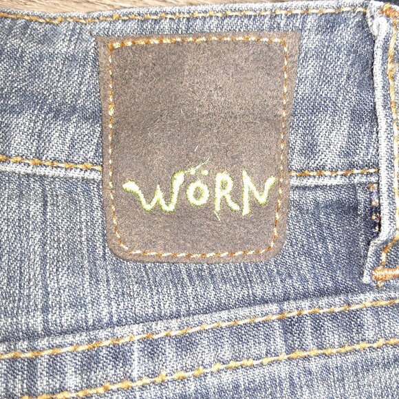 "Worn" Jeans * NWOT? * Blue Denim * Women's Size 10 * Boot Flare Bell Bottoms * - Picture 2 of 11